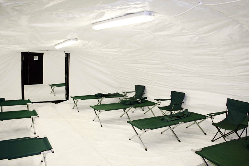 Concrete Canvas Shelter - Inflatable & Deployable Shelter in 24 Hours