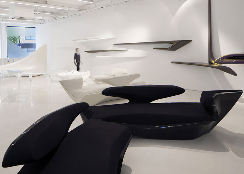 design piece in Zaha Hadid Design Gallery