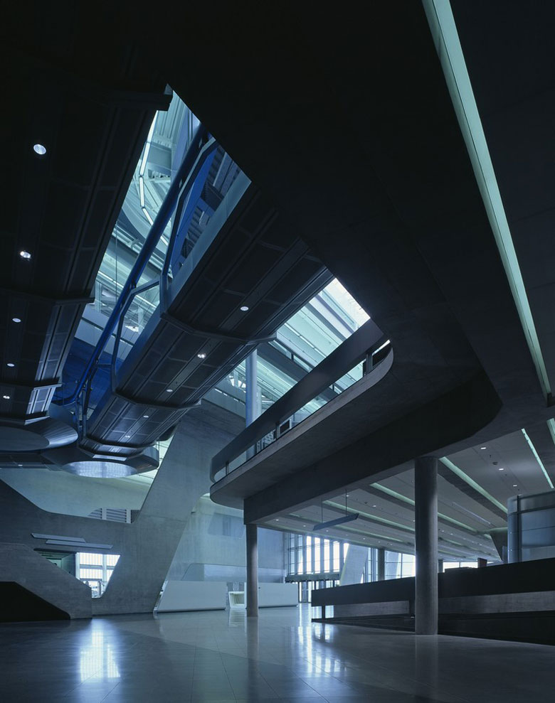 Interior Design of the BMW Central Building in Leipzig by Zaha Hadid Architects