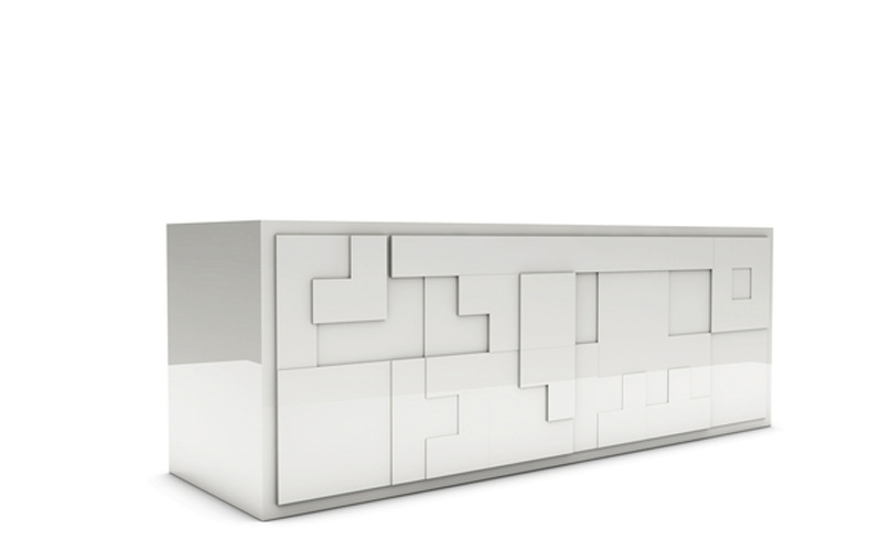 White Tatris Furniture by Pedro Machado