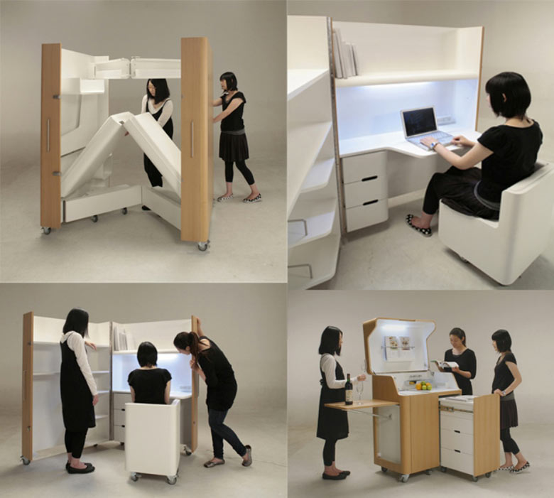 Kenchikukagu Foldable Rooms from Atelier Opa Toshihiko Suzuki