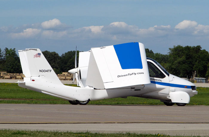 Terrafugia Transition Flying Car ready for takeoff