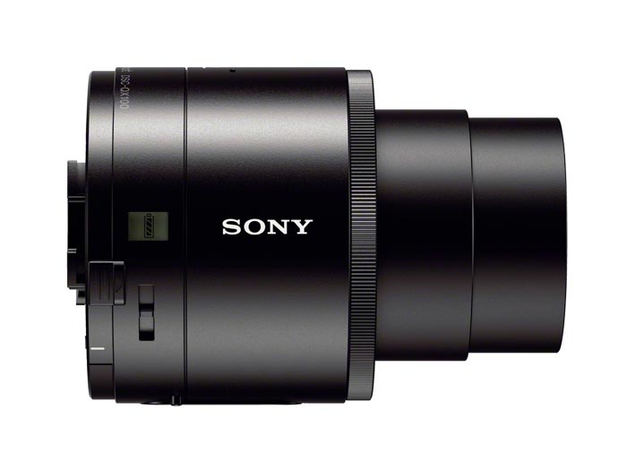 Side view of the Sony DSC-QX100 Smartphone Attachable Lens Camera
