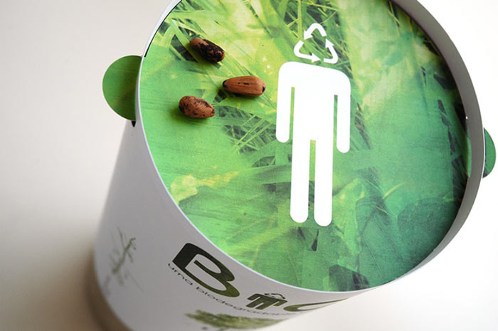 Packaging of the Bios Urn A Biodegradable and eco-friendly Urn