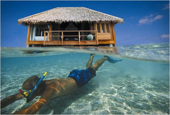 Snorkeling at Club Med Kani Family Resort in The Maldives