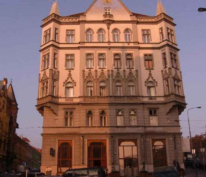 Architecture of Czech Inn Hostel in Prague