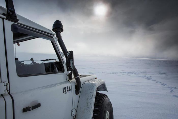 ISAK 4X4 SuperJeep Rentals in Iceland using Land Rover Defenders