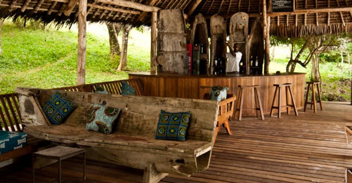 Bar at Manta Resort in Zanzibar