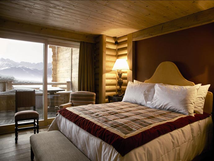 Room at LeCrans Hotel & Spa in Switzerland