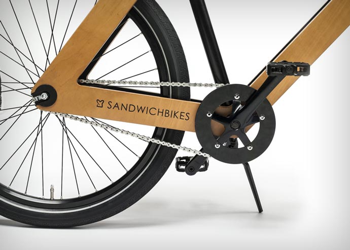 Sandwichbike Wooden Bicycle Chassis