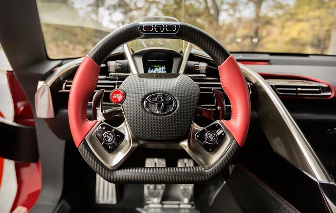 Inside the TOYOTA FT-1 Concept car