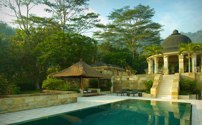Spa and pool at Amanjiwo Aman Resorts
