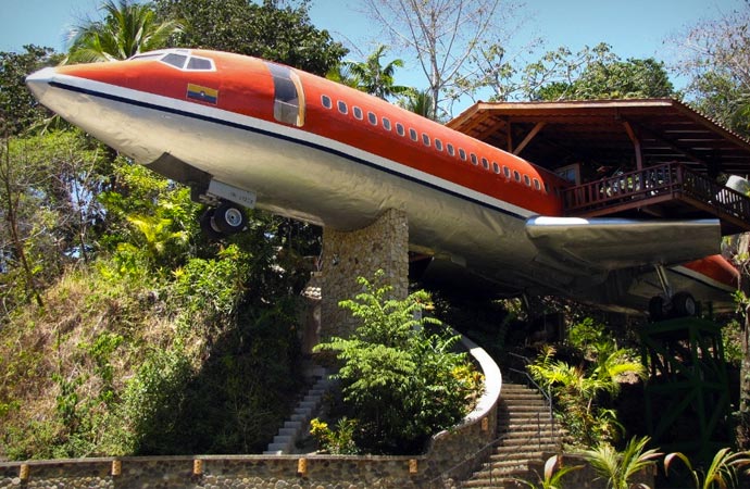 Hotel Costa Verde 727 Fuselage in Costa Rica