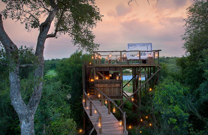 Treehouse at Lion Sands in South Africa