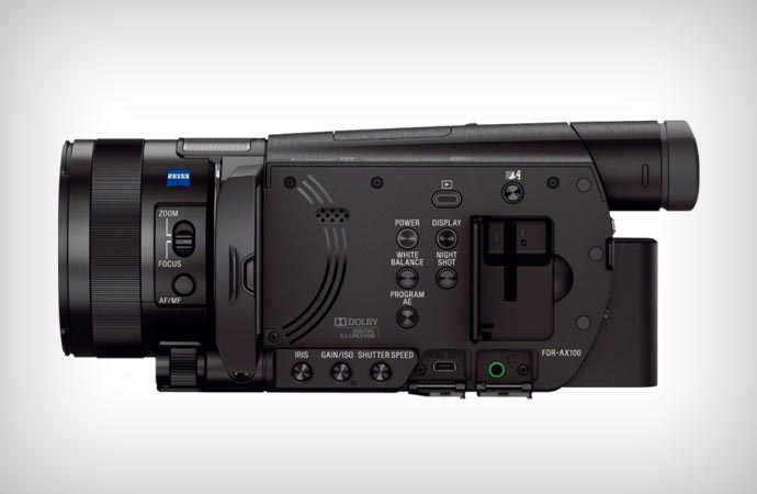 Sony 4k handycam FDR-AX-100
