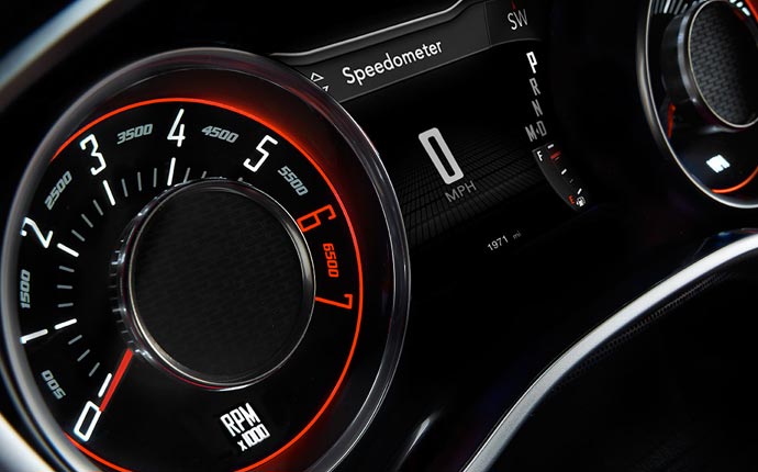 2015 Dodge Challenger speedometer