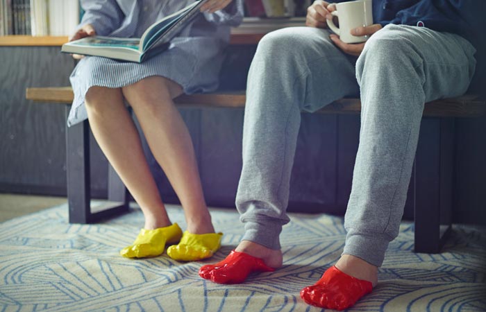 Fondue slippers outdoor use