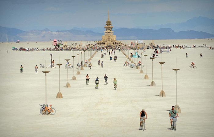 Installations at the Burning Man Festival
