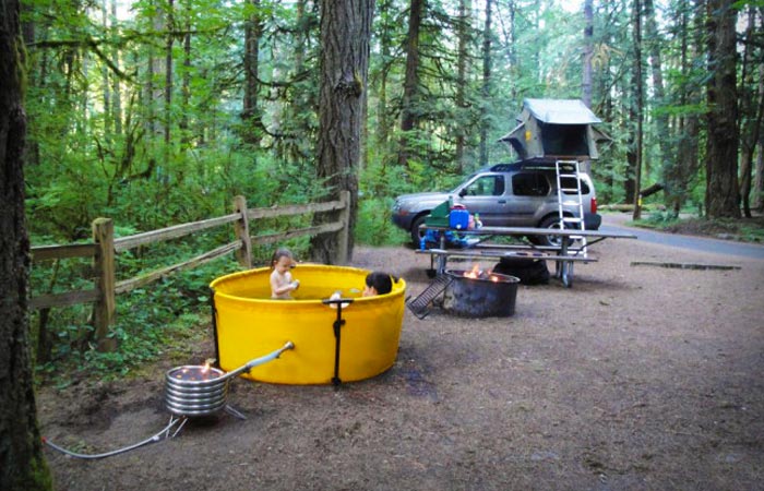 Nomad collapsible hot tub