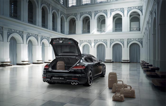 Trunk of the Porsche Panamera Exclusive Series