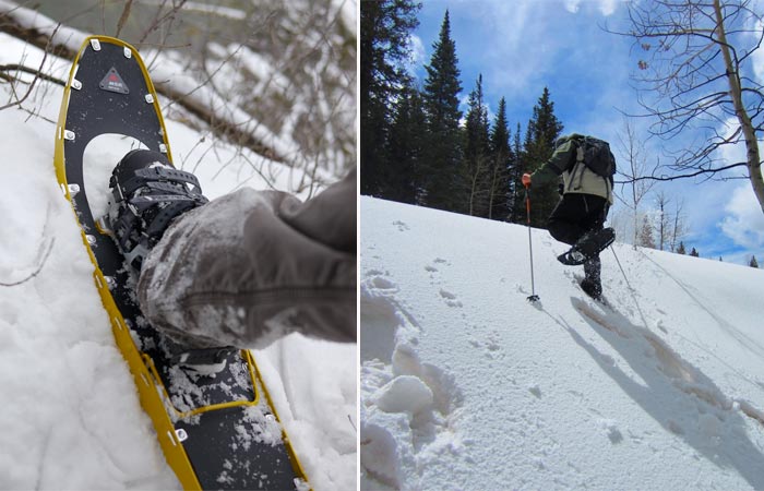 Uses of the MSR Lightning Ascent snow shoes
