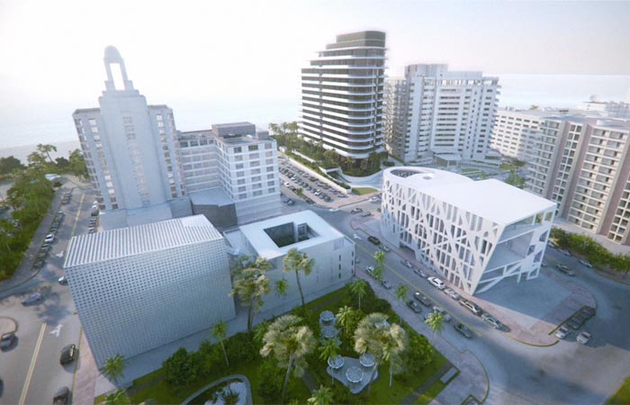 Architecture of the Faena Forum in Miami Beach
