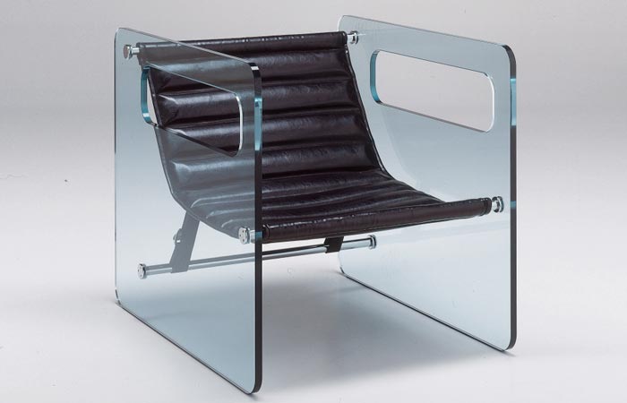 Naked Glass Armchair from Tonelli