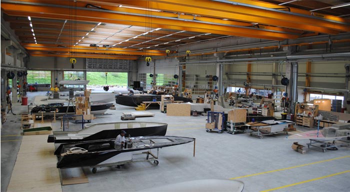 Frauscher Boats manufacturing plant