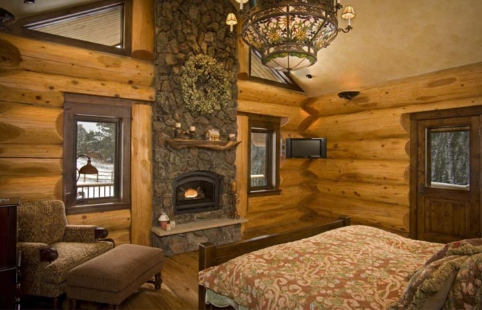 Log Cabin bedroom design