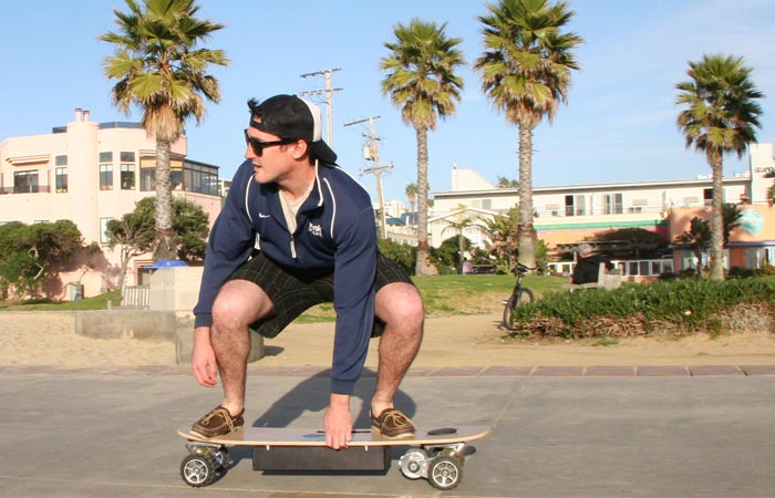 Commuting with electric skateboards