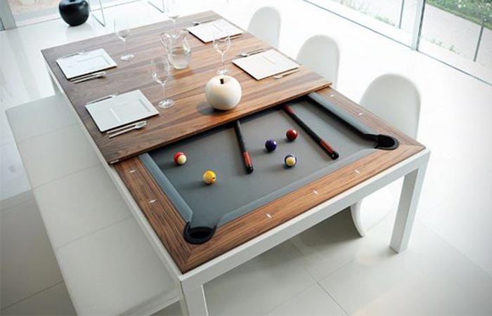 Fusion Pool and Dining Table size