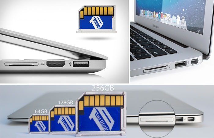 TarDisk, storage expansion card for Mac
