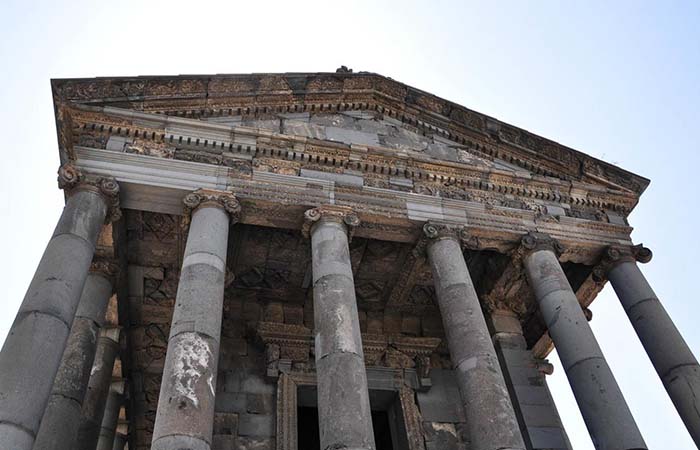 Colums Garni Temple Armenia