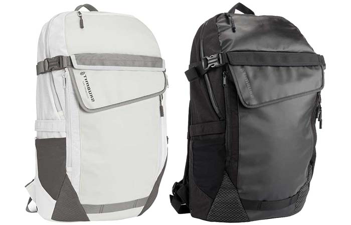 Timbuk2 Especial Medio Backpack in two colors, white and black