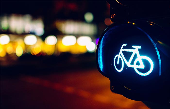 Green Light For Bicycle Riders