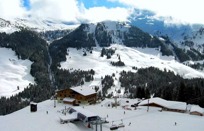 Ellmau ski resort, Austria.
