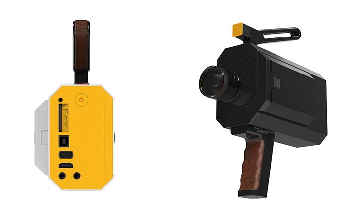 Kodak Super 8 Connectivity Options And Leather Handle