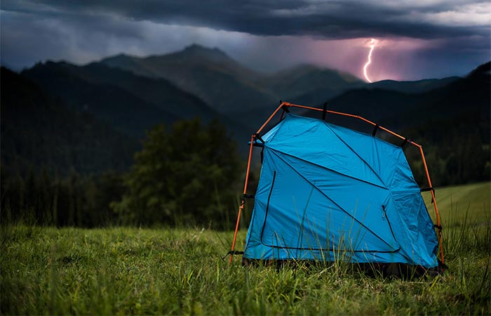 Bolt Half Tent With Lighting Strike Protection 