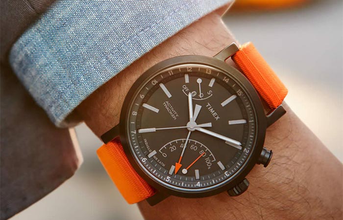 Timex Metropolitan Plus Activity Tracker On A Wrist 