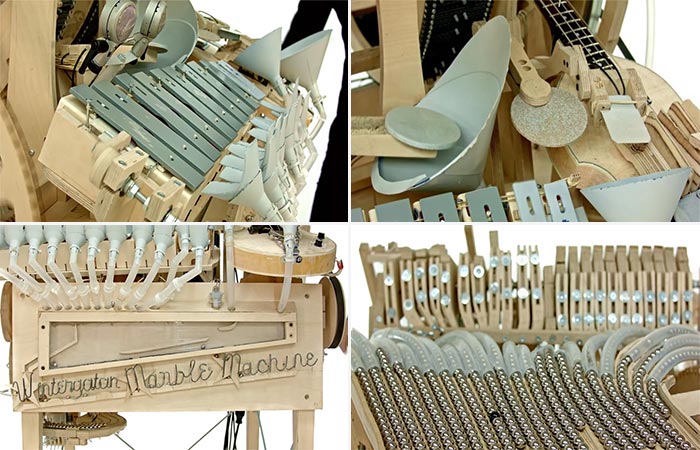 Four Images Of Music Marble Machine