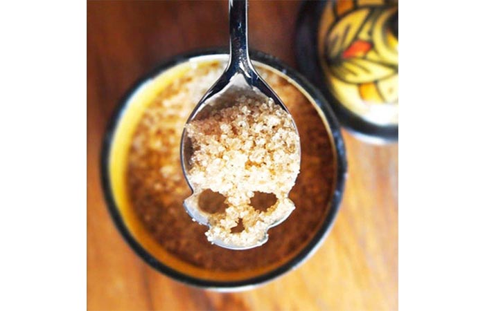 Skull Design Sugar Spoon 