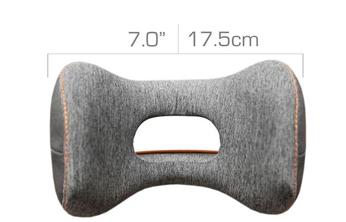 The Dimensions Of The Bullrest Travel Pillow