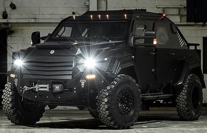 Front view of the Gurkha RPV