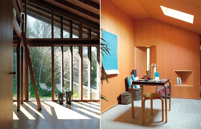 Two Images Of Ansty Plum House Interior