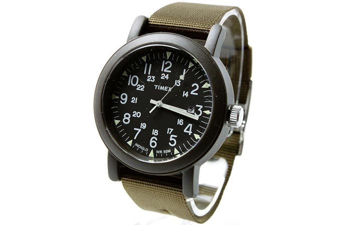 Green Timex Camper Watch