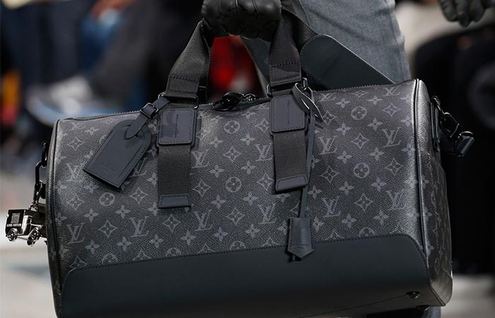 Black Louis Vuitton Keepall Voyager Bag