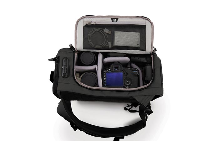 Black Pacsafe Camsafe Z25 Anti-Theft Camera And Laptop Backpack