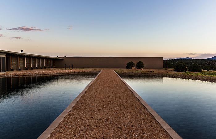 The Road Through The Pool In Tom Ford's Santa Fe Ranch
