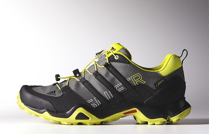 Yellow, Black And Grey Adidas Outdoor Terrex Swift R GTX Shoes