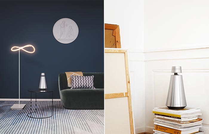 Two Images Of Bang & Olufsen BeoSound Speakers